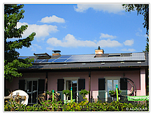 Stockdorf Flachdach mit E3-DC Solaranlage