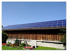 Bauernhaus Solaranlage