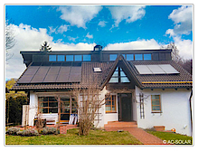 Solaranlage Hausdach
