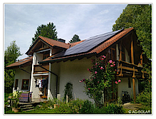 Solaranlage - Einfamilienhaus