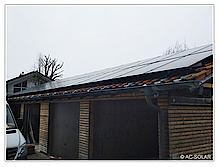 Solaranlage Garage