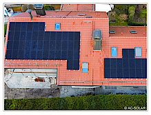 Große Solaranlage Mehrfamilienhaus