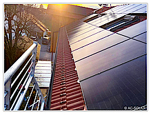 Ökostrom durch Solaranlage