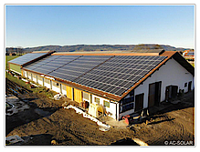 Photovoltaikanlage in Oberbayern mit 121,03 kW/p