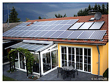 Photovoltaikanlage Einfamilienhaus mit Schott Modulen in Inning a. Ammersee